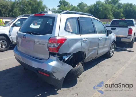 2016 Subaru Forester 2.5I из США, поврежденный, VIN JF2SJABC0GH435505